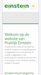 Mobile Screenshot of praktijkeinstein.nl